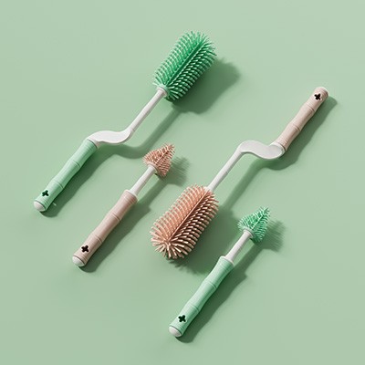 Silicone Bottle Brush Set